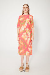 PRINTED MIDI DRESS